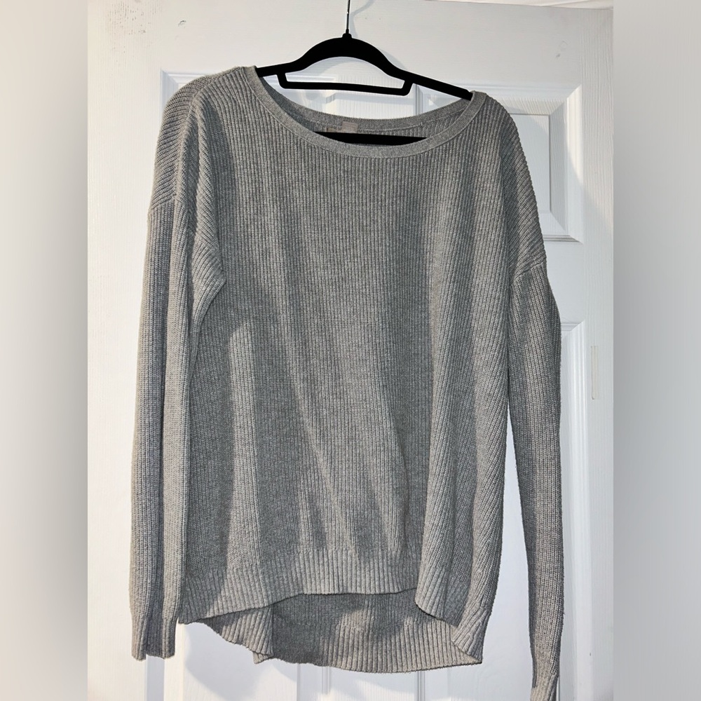 xL banana republic gray knit sweater
